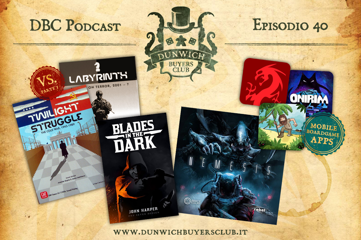 Episodio 40 Twilight Struggle VS Labyrinth (parte 1), Blades in the